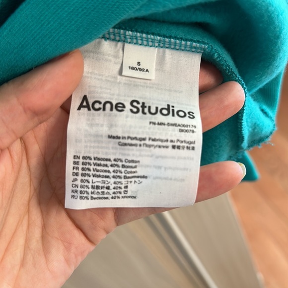Acne Studios Green Logo Sweater - Picture 3 of 3